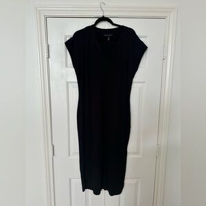 White House black market black midi length dress